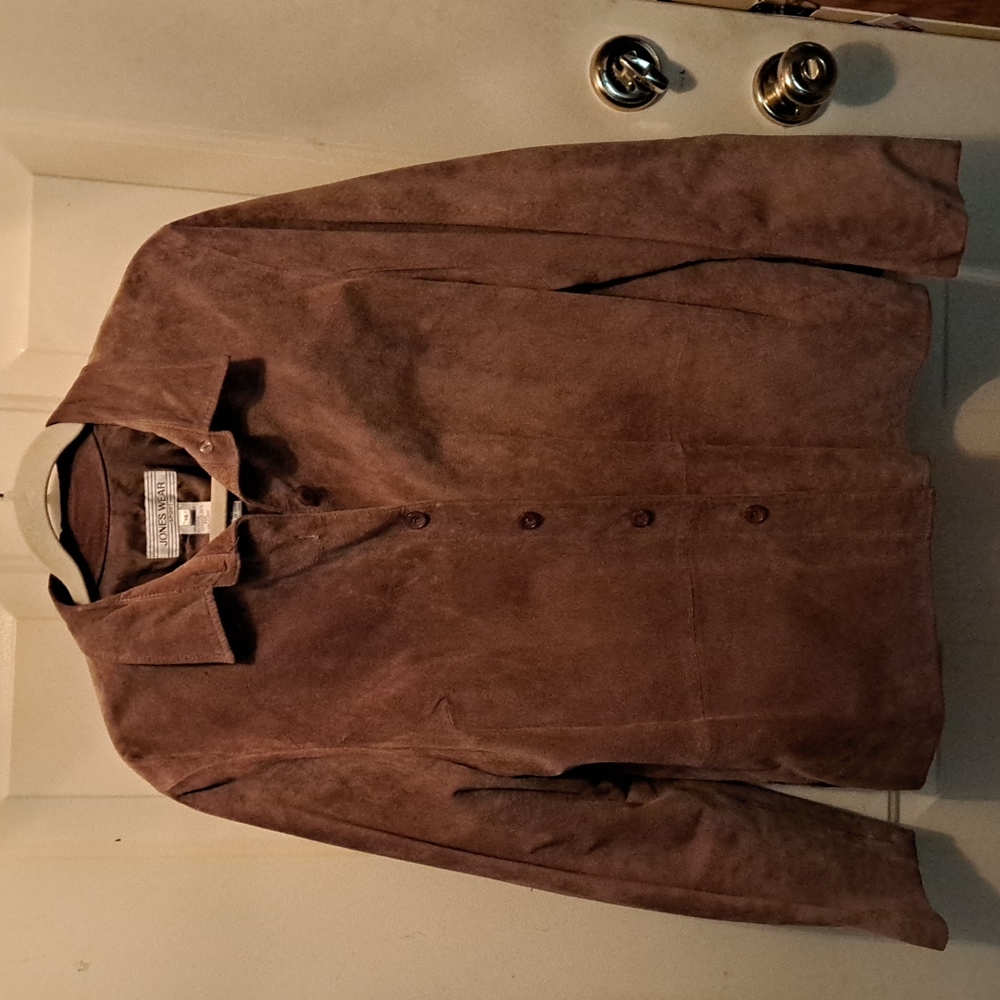 Jones Wear Sport Seude Jacket Size 14